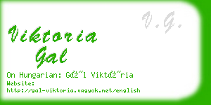 viktoria gal business card